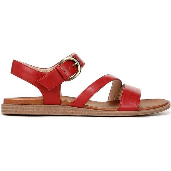SOUL Naturalizer Womens Jayvee Red Faux Leather Slingback Sandals New - Picture 2 of 5